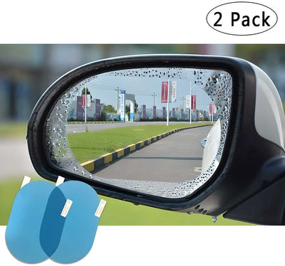 HD Nano Waterproof Anti-Fog Car Mirror RainGuard - 2 Pieces