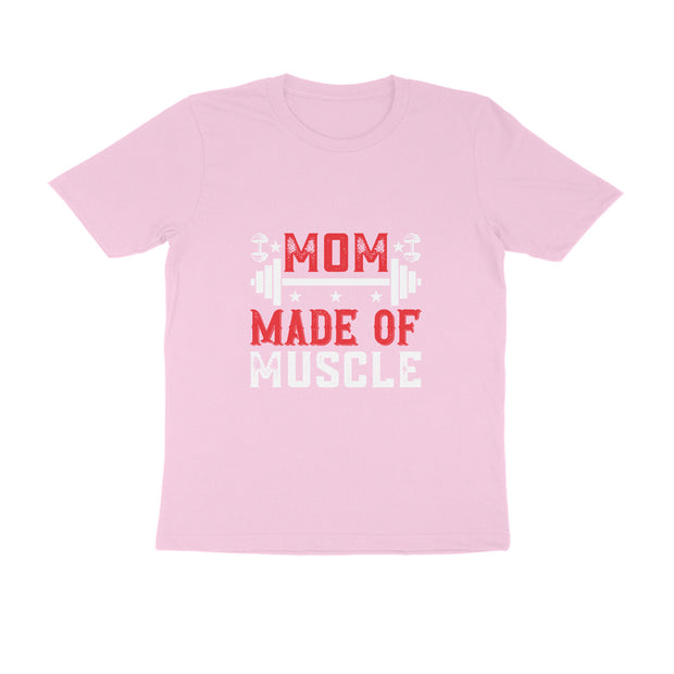 Strong Mom - 'Mom Made of Muscle' Fitness T-Shirt