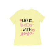 Serenity Flow - Women's Yoga-Inspired Cotton T-Shirt