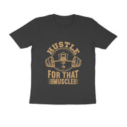 Grind & Grow - Unisex 'Hustle for That Muscle' Gym T-Shirt