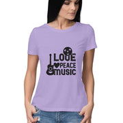 Women Love peace Music Tee