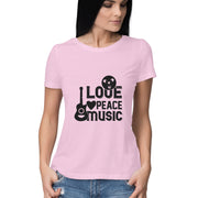 Women Love peace Music Tee