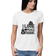 Women Love peace Music Tee