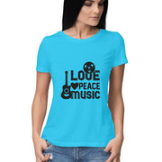 Women Love peace Music Tee